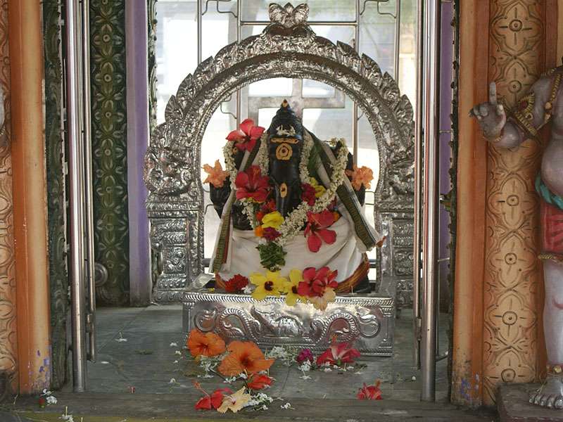 Schrein und Statue von Ganesha, einer Form des Göttlichen; Foto: 10.11.2006, Matale