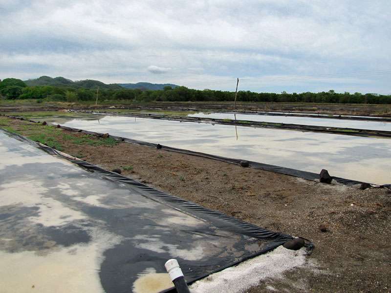 Ein Teilbereich der Salinen im La Ensenada Sanctuary; Foto: 05.05.2012, Nähe Manzanillo
